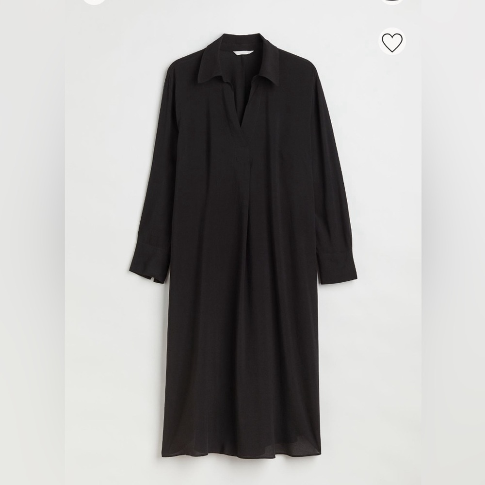 Black long sleeve dress.